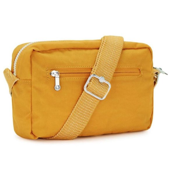 Kipling Albena Crossbody Bag with Pockets in Rapid Yellow - Picture 3 of 5